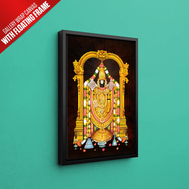 Premium_quality_gallery_wrap_with_floating_frame_featuring_divine_deity_image.